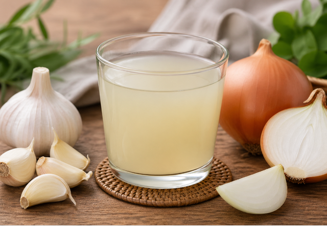 Những lợi ích sức khỏe khi uống nước tỏi và hành tây- Ảnh 2.