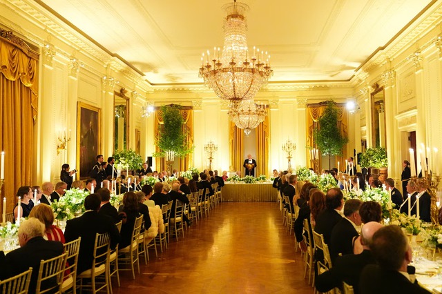 Quốc yến chiêu đãi Hoàng gia Anh của ông Trump có gì?- Ảnh 2.