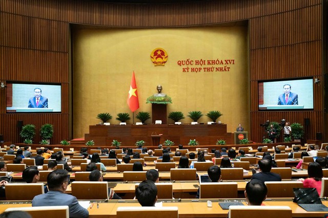 Đồng chí Trần Thanh Mẫn tuyên thệ và phát biểu nhậm chức Chủ tịch Quốc hội khóa XVI- Ảnh 3.