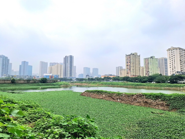 Cận cảnh công viên hồ điều hòa trên 'đất vàng' giữa Thủ đô bị bỏ hoang suốt 16 năm- Ảnh 3.