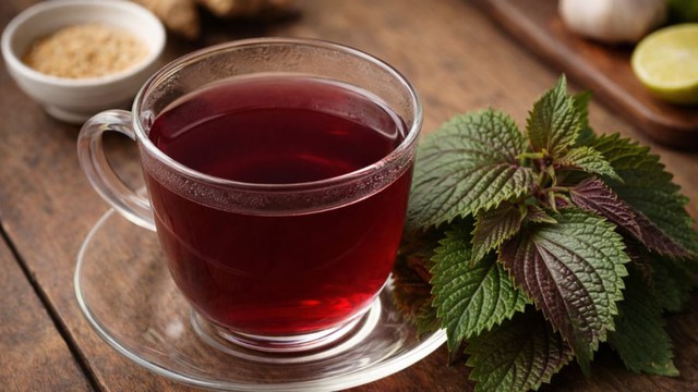 5 lợi ích khi uống nước lá tía tô mỗi sáng trong 30 ngày- Ảnh 1. 5 lợi ích khi uống nước lá tía tô mỗi sáng trong 30 ngày- Ảnh 1.