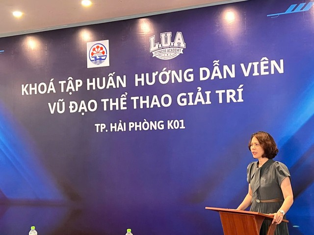 Khai mạc lớp tập huấn hướng dẫn viên vũ đạo thể thao giải trí tại Hải Phòng- Ảnh 2.