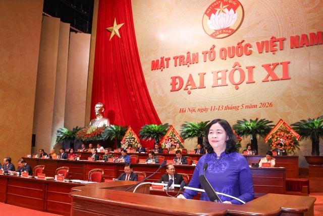 Bà Bùi Thị Minh Hoài tiếp tục làm Chủ tịch MTTQ Việt Nam- Ảnh 1.