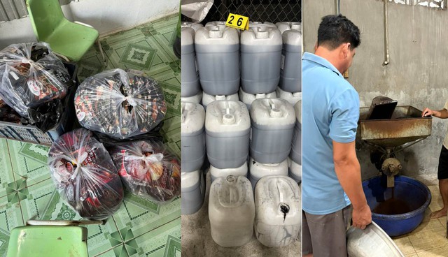 Khởi tố chủ cơ sở 'Văn Quý 7777' dùng ngô, đậu nành sản xuất cà phê giả- Ảnh 2. Khởi tố chủ cơ sở 'Văn Quý 7777' dùng ngô, đậu nành sản xuất cà phê giả- Ảnh 2.