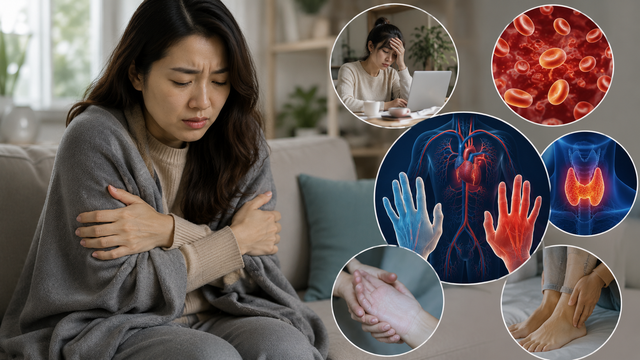 Vì sao phụ nữ hay lạnh tay chân ngay cả mùa hè?- Ảnh 1. Vì sao phụ nữ hay lạnh tay chân ngay cả mùa hè?- Ảnh 1.