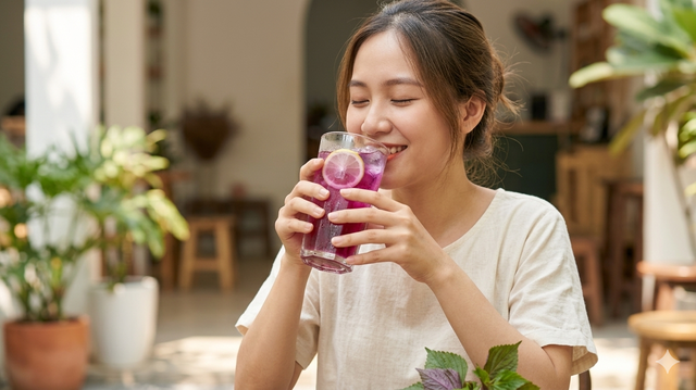 Nước lá tía tô tươi và tía tô khô, loại nào tốt hơn cho sức khỏe?- Ảnh 1.