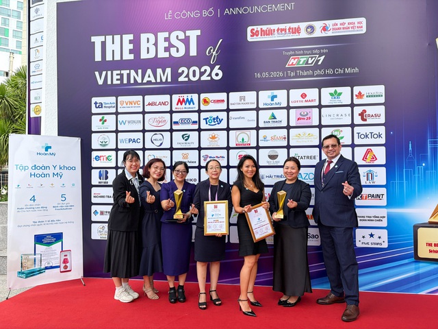 Tập đoàn Y khoa Hoàn Mỹ được vinh danh 'Hệ thống Y khoa tốt nhất Việt Nam 2026'- Ảnh 3. Tập đoàn Y khoa Hoàn Mỹ được vinh danh 'Hệ thống Y khoa tốt nhất Việt Nam 2026'- Ảnh 3.