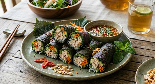 5 món ăn ngon đẹp da, chống lão hóa từ lá tía tô- Ảnh 3. 5 món ăn ngon đẹp da, chống lão hóa từ lá tía tô- Ảnh 3.
