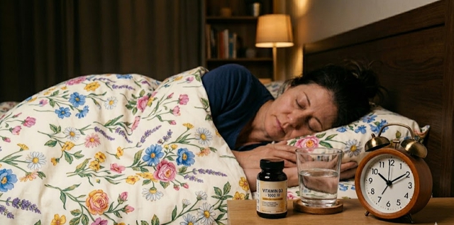 Nên uống vitamin D vào buổi sáng hay buổi tối để có giấc ngủ ngon nhất?- Ảnh 1. Nên uống vitamin D vào buổi sáng hay buổi tối để có giấc ngủ ngon nhất?- Ảnh 1.