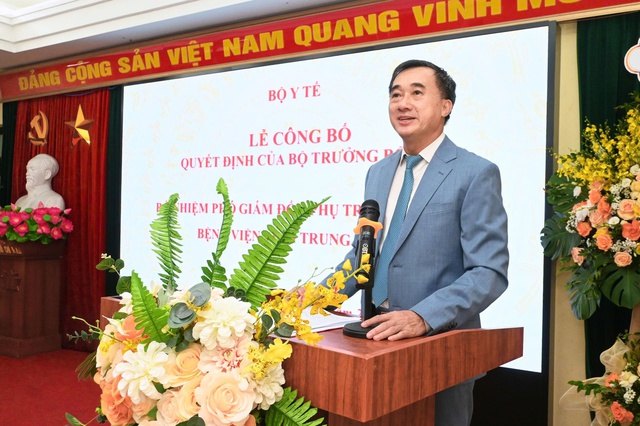 Bộ Y tế bổ nhiệm Phó Giám đốc phụ trách kinh tế Bệnh viện Phổi Trung ương- Ảnh 1.