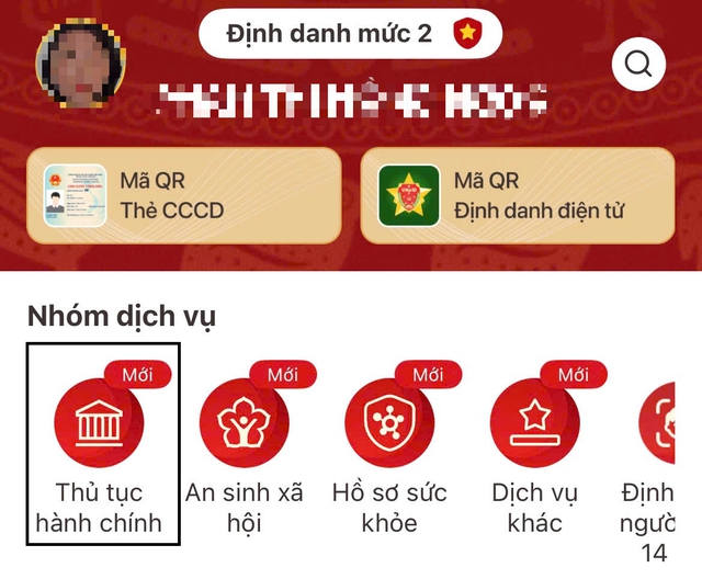 Chi tiết các thủ tục hành chính người dân có thể làm trên VNeID- Ảnh 1.