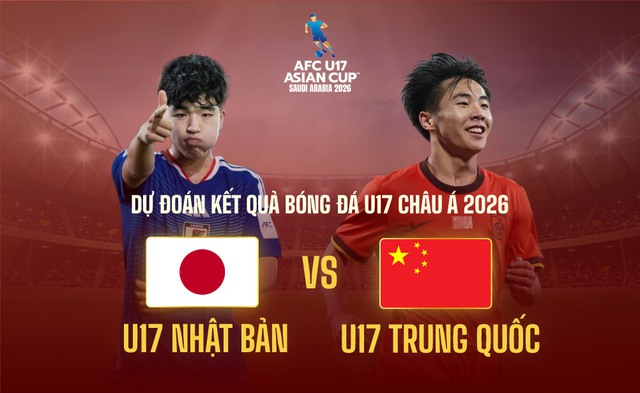 Nhận định, dự đoán tỉ số trận U17 Nhật Bản đấu U17 Trung Quốc tại U17 châu Á 2026- Ảnh 1. Nhận định, dự đoán tỉ số trận U17 Nhật Bản đấu U17 Trung Quốc tại U17 châu Á 2026- Ảnh 1.