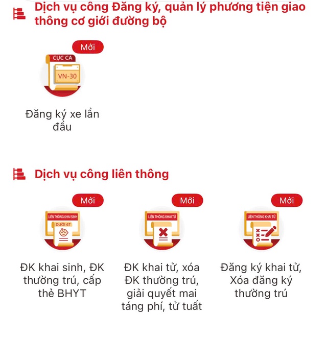 Chi tiết các thủ tục hành chính người dân có thể làm trên VNeID- Ảnh 3.