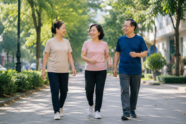Đi bộ sau bữa ăn có lợi gì cho người ngồi nhiều? - Ảnh 1. Đi bộ sau bữa ăn có lợi gì cho người ngồi nhiều? - Ảnh 1.