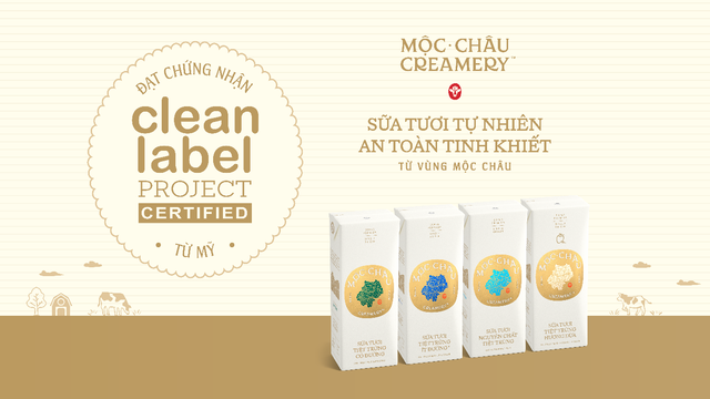 Sữa tươi Mộc Châu Creamery ghi dấu với chứng nhận Clean Label Project từ Hoa Kỳ- Ảnh 2. Sữa tươi Mộc Châu Creamery ghi dấu với chứng nhận Clean Label Project từ Hoa Kỳ- Ảnh 2.