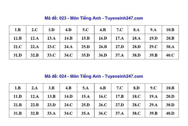 Đáp án, đề  thi vào 10 môn Tiếng Anh tại Hà Nội năm 2026- Ảnh 1.