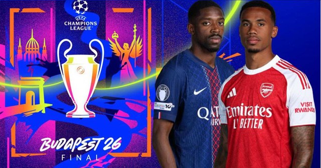 Kênh và link xem trực tiếp Arsenal đấu PSG tại Chung kết Cúp C1 châu Âu- Ảnh 1.