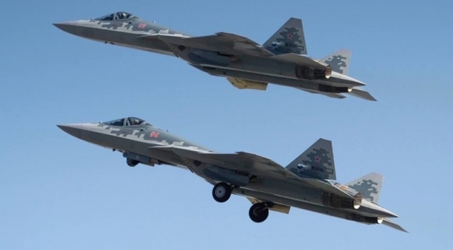 Tiêm kích Su-57 Nga tung hoành trên khắp chiến tuyến Ukraine- Ảnh 1. Tiêm kích Su-57 Nga tung hoành trên khắp chiến tuyến Ukraine- Ảnh 1.