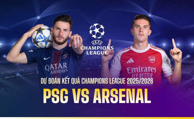 Nhận định, dự đoán tỉ số trận Arsenal đấu PSG tại Chung kết Cúp C1 châu Âu- Ảnh 1.