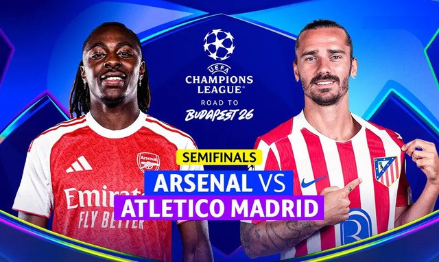 Lịch thi đấu bóng đá hôm nay ngày 5/5 - 6/5: Arsenal đấu Atletico Madrid- Ảnh 1.