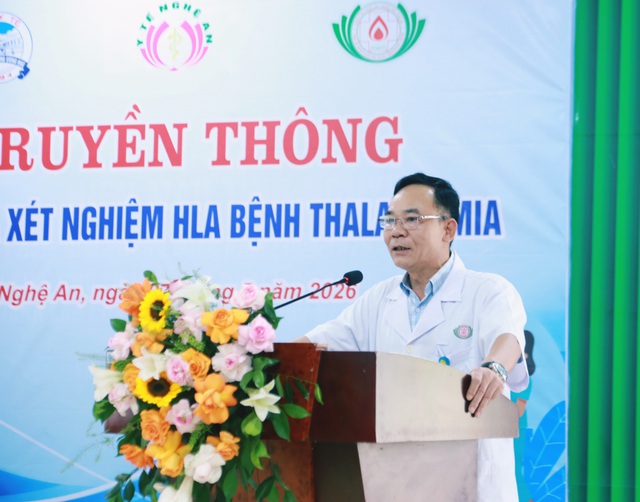 Thêm cơ hội điều trị chuyên sâu cho bệnh nhân Thalassemia tại Nghệ An- Ảnh 2.