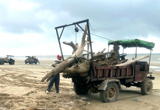 ‘Bãi chông’ rác thải bủa vây bãi biển Hải Tiến- Ảnh 6.