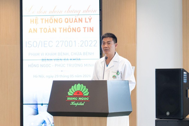 ISOCERT cấp chứng nhận ISO/IEC 27001:2022 cho Bệnh viện Đa khoa Hồng Ngọc - Phúc Trường Minh- Ảnh 2. ISOCERT cấp chứng nhận ISO/IEC 27001:2022 cho Bệnh viện Đa khoa Hồng Ngọc - Phúc Trường Minh- Ảnh 2.