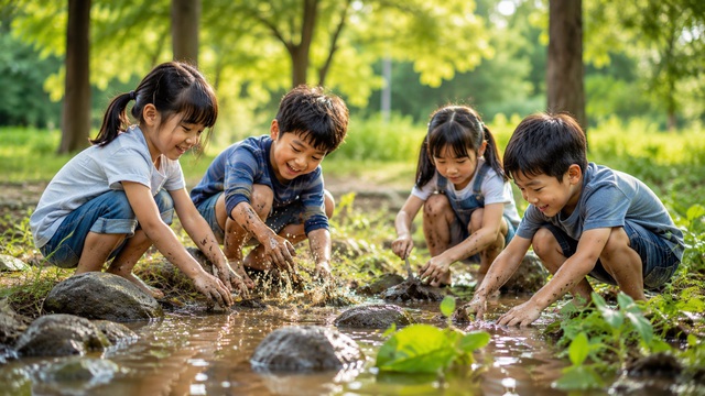Vì sao trẻ ít tiếp xúc với thiên nhiên dễ bị hen suyễn, viêm da cơ địa?- Ảnh 1.