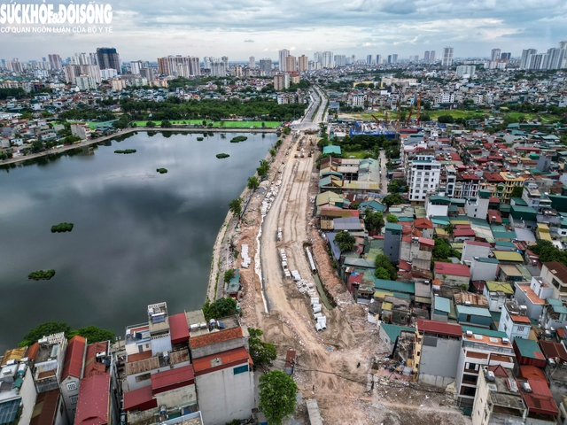 Cận cảnh một đoạn đường Vành đai 2,5 sắp thông xe tạm trong tháng 6- Ảnh 2.