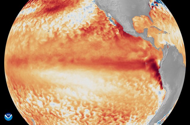 El Nino chính thức xuất hiện và có thể đạt cường độ mạnh nhất lịch sử- Ảnh 1. El Nino chính thức xuất hiện và có thể đạt cường độ mạnh nhất lịch sử- Ảnh 1.