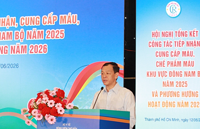 Thứ trưởng Nguyễn Tri Thức: Máu là ‘hơi thở’ của điều trị, giữ nhịp sống cho hàng triệu người bệnh- Ảnh 1. Thứ trưởng Nguyễn Tri Thức: Máu là ‘hơi thở’ của điều trị, giữ nhịp sống cho hàng triệu người bệnh- Ảnh 1.