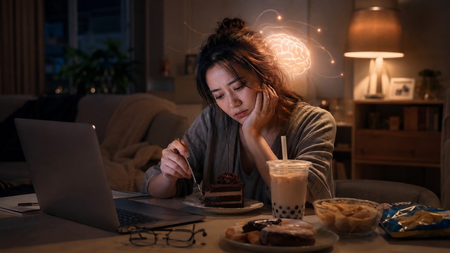 Vì sao càng buồn, càng mệt lại càng thèm đồ ngọt? - Ảnh 1. Vì sao càng buồn, càng mệt lại càng thèm đồ ngọt? - Ảnh 1.
