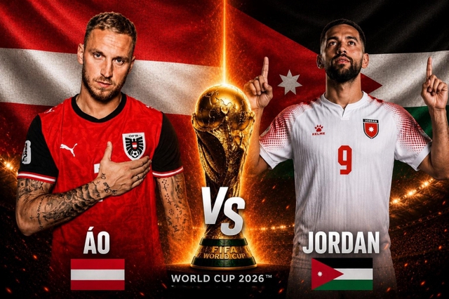 Nhận định, dự đoán tỷ số Áo vs Jordan: Thế trận nghiêng về đại diện châu Âu?- Ảnh 1. Nhận định, dự đoán tỷ số Áo vs Jordan: Thế trận nghiêng về đại diện châu Âu?- Ảnh 1.