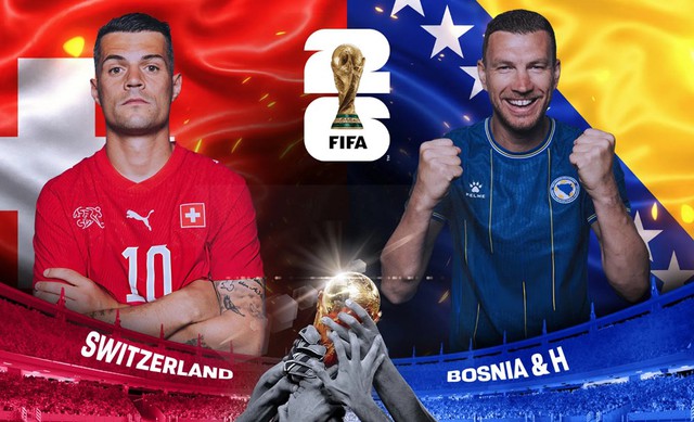 Nhận định, dự đoán tỷ số Thụy Sĩ vs Bosnia: Cuộc chiến giành lợi thế đi tiếp- Ảnh 1.