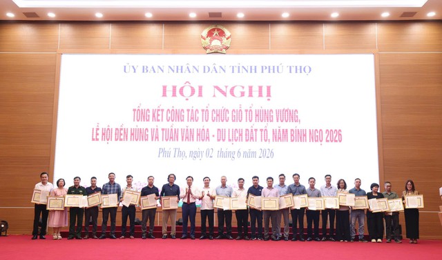 Báo Sức khỏe và Đời sống được khen thưởng vì tuyên truyền tốt Lễ Giỗ Tổ Hùng Vương 2026- Ảnh 1.