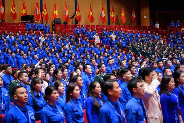 Đại hội Đoàn toàn quốc lần thứ XIII bước vào Phiên trọng thể- Ảnh 4.