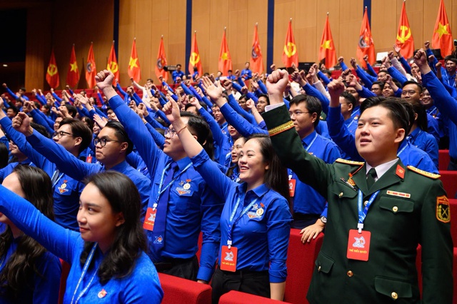 Đại hội Đoàn toàn quốc lần thứ XIII bước vào Phiên trọng thể- Ảnh 2.