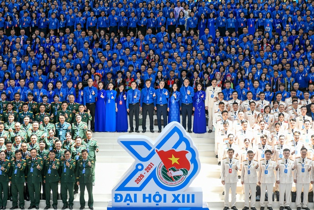 Đại hội Đoàn toàn quốc lần thứ XIII bước vào Phiên trọng thể- Ảnh 3.