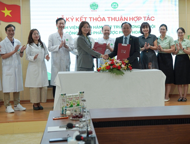 Ngọc Châu ký kết thỏa thuận hợp tác cùng Bệnh Viện Răng Hàm Mặt Trung Ương Hà Nội- Ảnh 1.