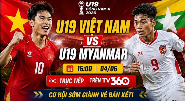 Kênh và link xem trực tiếp U19 Việt Nam đấu U19 Myanmar ngày 4/6- Ảnh 1.