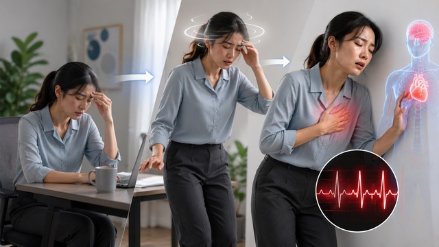 Vì sao cứ đứng lên là choáng váng, tim đập thình thịch?- Ảnh 1. Vì sao cứ đứng lên là choáng váng, tim đập thình thịch?- Ảnh 1.