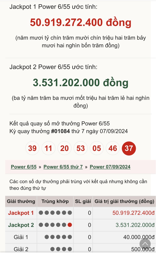 Vietlott 9/9 - Kết quả xổ số Vietlott hôm nay 9/9/2024 - Xổ số Mega 6/45 và Power 6/55 ngày 9/9- Ảnh 1.