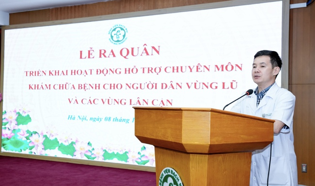 Chiến sĩ áo trắng Bạch Mai lên đường hỗ trợ đồng bào, đồng nghiệp vùng bão lũ- Ảnh 2. Chiến sĩ áo trắng Bạch Mai lên đường hỗ trợ đồng bào, đồng nghiệp vùng bão lũ- Ảnh 2.