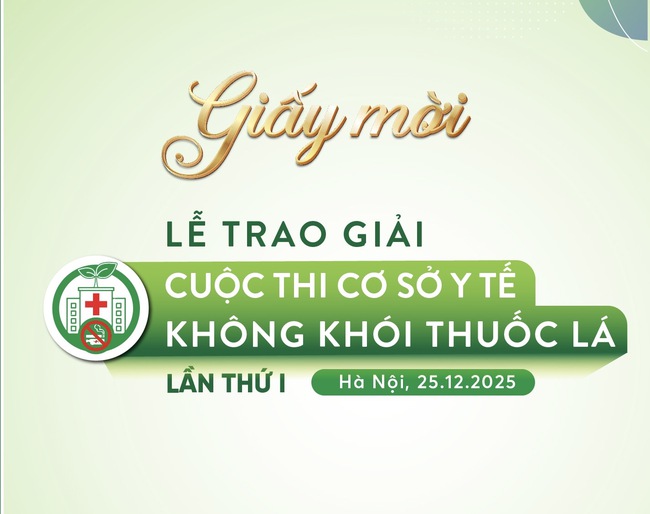 2 ngày nữa trao giải cuộc thi 'Cơ sở y tế không khói thuốc lá' lần thứ I- Ảnh 1.