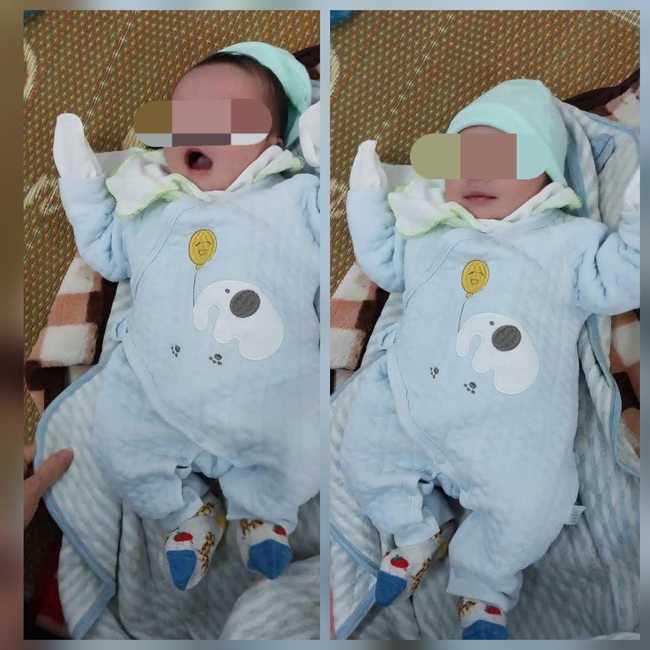 Xót xa bé gái 2 tháng tuổi bị bỏ rơi giữa thời tiết giá lạnh- Ảnh 1. Xót xa bé gái 2 tháng tuổi bị bỏ rơi giữa thời tiết giá lạnh- Ảnh 1.