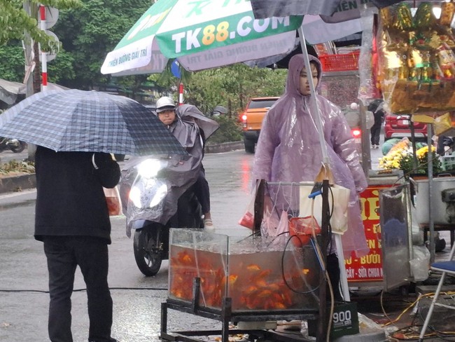 Tranh thủ cuối tuần, nhiều gia đình tiễn ông Công ông Táo về trời- Ảnh 5.