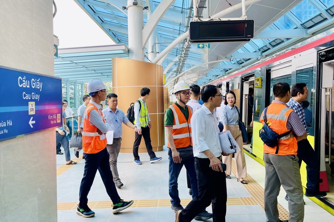 Đường sắt đô thị Nhổn - ga Hà Nội đoạn trên cao được chấp thuận cho vận hành- Ảnh 3.