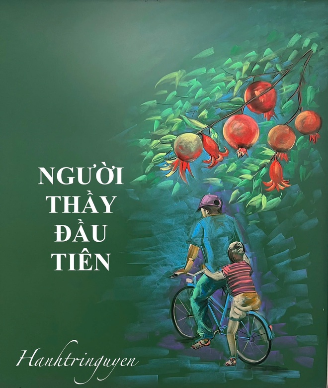 Ngỡ ngàng những bức tranh tuyệt đẹp trên bảng đen của thầy giáo Nghệ An- Ảnh 6.