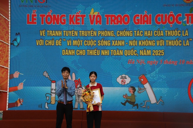 Hàng trăm nghìn thiếu nhi tham dự 2 cuộc thi về phòng chống tác hại của thuốc lá- Ảnh 2.