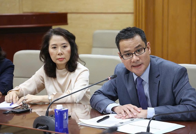 Thứ trưởng Thường trực Bộ Y tế Vũ Mạnh Hà tiếp, làm việc với EuroCham và Pharma Group- Ảnh 9.